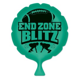 Beistle 54260 End Zone Blitz Whoopee Cushion, 8-Inch, Green/Black