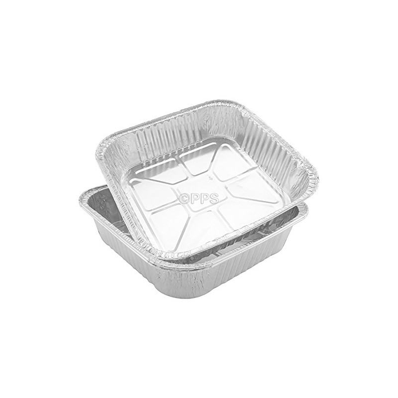 3 x SQUARE ALUMINIUM FOIL ROASTING DISH - 21 x
