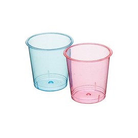 Kitchen Craft KCSHOTPK10CS Shot Glasses, Pack of Ten, Assorted Colours, Clip Strip of Six