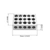 QWORK 2 Pieces Parallel Blocks Metric 1-2-3 Blocks, 23 Holes