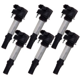 QUALINSIST Set of 6 Ignition Coil PA-Ck Compatible with B-uick/C-adillA-C/Chev-y/G-MC/S-aab/S-aturn 2004-2009 Automobiles Fits for OE: UF375