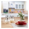 Westmark Sahnegießer/Honigspender, Fassungsvermögen: 250 ml, Glas/Rostfreier Edelstahl, Roma, Transparent/Silber, 65402260