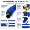 25ft Expandable Garden Hose Pipe with Adjustable Nozzle for Car