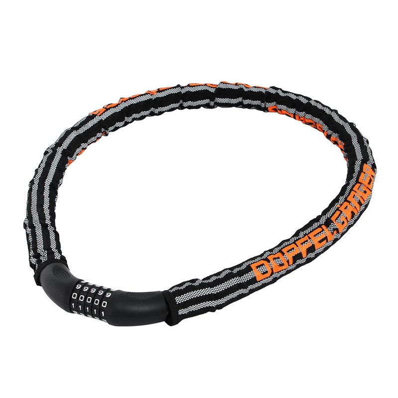 DOPPELGANGER DKL320-DP Dial Combo Armored Cable Lock, Steel Shell Lock