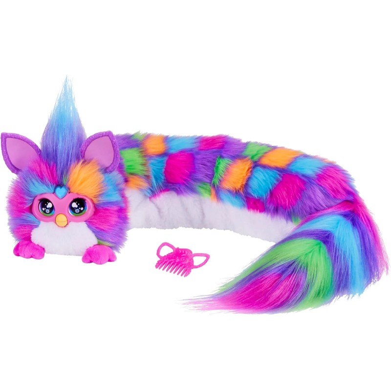 FURBY DJ Interactive Toy Neon Star Snuggly Electronic Plush Toy