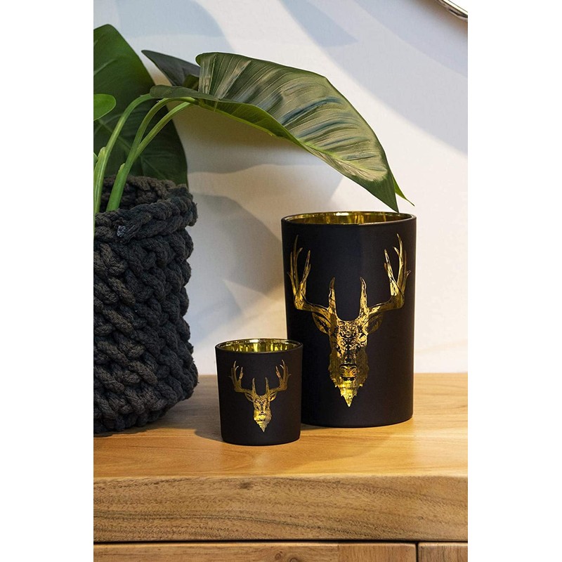 EDZARD Lio Tea Light Holder Set of 2 (Height 8