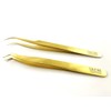 Tachi 2 Pieces Dolphin-shaped and Curved Tip Tweezers Nipper for