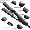 LOVANI Mini Flat Iron, Tourmaline Ceramic Small Hair Straightener, Dual