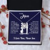 [Almost Sold Out] Mom - Loved Mother - Necklace mom