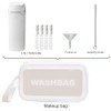 4-in-1 Travel Dispenser Bottle,4 Pack 30ML Travel Bottles for Toiletries