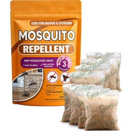Mosquito Repellent Outdoor Patio, Mosquitoes Repellent Indoor, Keep Mosquito Away, Covers 120 sq ft of Space,Safe for People and Pets, Perfect for Patio,Bedroom,Garden,Camping-6P