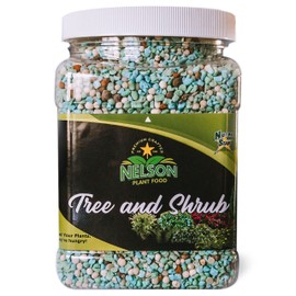 Nelson - Trees, Shrubs, & Evergreens Plant Food for In-Ground, Containers, & Patios, Granular Fertilizer, NutriStar 21-6-8 (2 lb.)