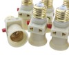 Rextin 10 pcs Adapter E26 to 2 Polarized Outlet Bulb