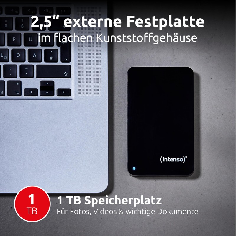 Intenso Memory Case 1 TB External Hard Drive (6.35 cm