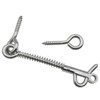 sunnates 2 PCS Stainless Steel Spring Hook and Eye Safety