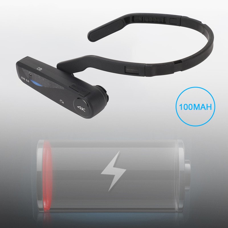 Head Wear Digital Video Camera 4K/30fps 500W WiFi Camcorder with