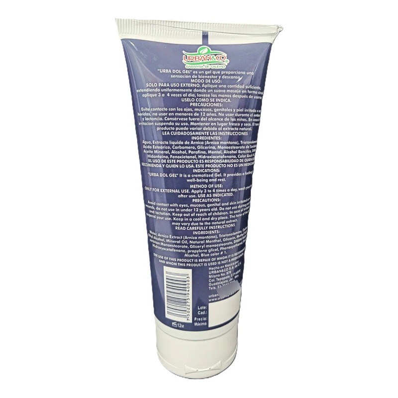 Ub Dol - Gel AnaLGésico 200 Gr. - Árnica Y
