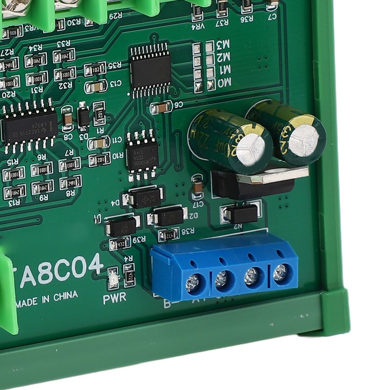 Temperature Sensor Module Resistance Collection PT100 RTD RS485 with Guide