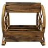 Leigh Country TX 93968 Wagon Wheel Outdoor Planter