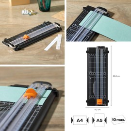 Fiskars SureCut Paper Cutter A5 Portrait A4 Landscape with Cut Line Guide Recycled Materials 1077983