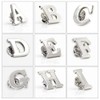MINGHUA Monogram Alphabet Letters Lapel Pin Badge (M)