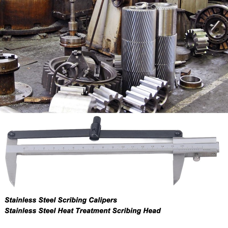 Caliber Measuring Tool Stainless Steel 0‑150mm Ergonomic Design Manual Caliper