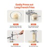 Stainless Steel Manual French Fries Mashed Potato Extruder Vegetable Squeezer
