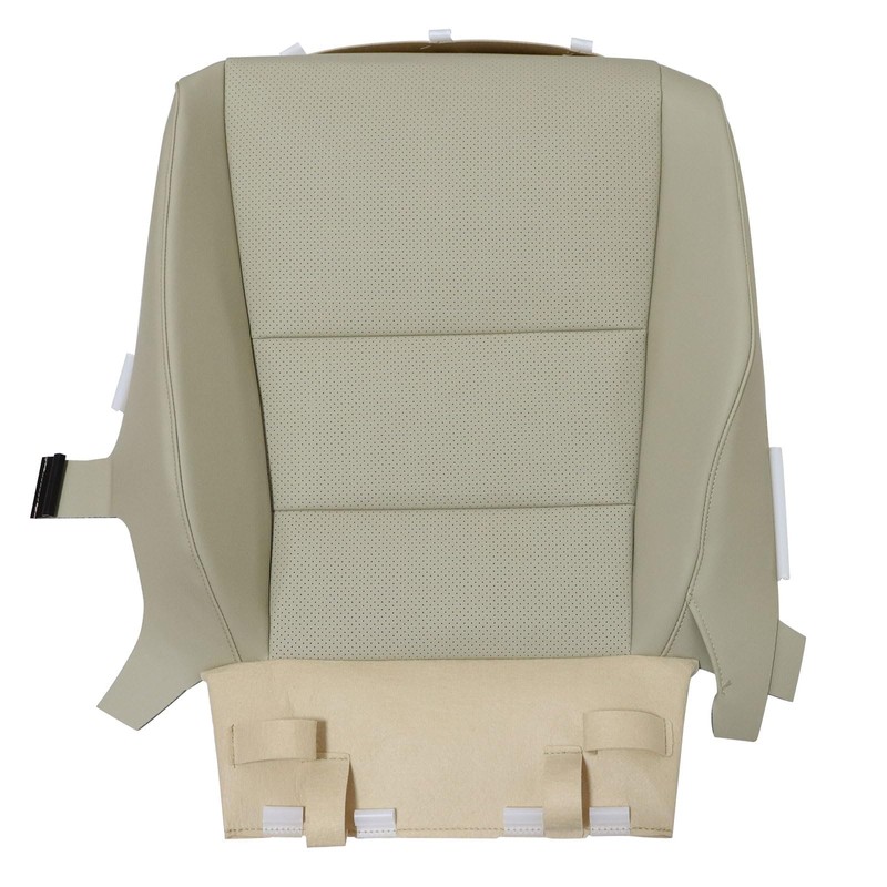 SecosAutoparts Driver & Passenger Bottom Perforated Leather Replacement Seat Covers