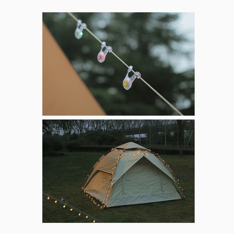 10pcs Tent String Light Guard Rope Hangings Lights Outdoor Camping