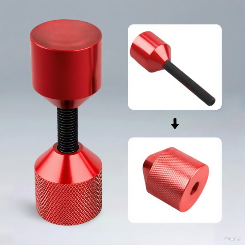 CNWZYMX 2 Pcs Aluminium Flange Two Hole Pins Set -