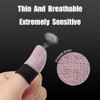 Finger Sleeves for Gaming,6 Pack Gaming Finger Sleeves,Black Thumb Sleeve