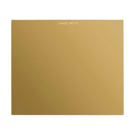 PATIKIL Gold Welding Glass Lens Shade 11, 4.5" x 5.25" Hardened Helmet Filter Darkening Glass Welding Hood Lens for Weld Helmet Hood Covers Replacement