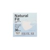 Natural Fit Masks White 30 Count