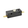 Micro Switch, Snap Action, SPST, NO, Off-Momentary, Pin Plunger, 15A,125V