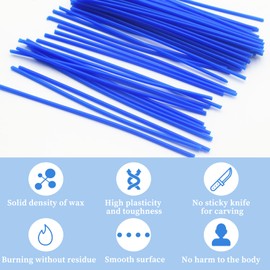 GAESHOW Wax Tube, Wax Line for Jewellery, Carving Wax Ring Tube, Wax Line Jewellery Making Gold Tool 2.5 mm for Jewellery Making Wax Mould Materials