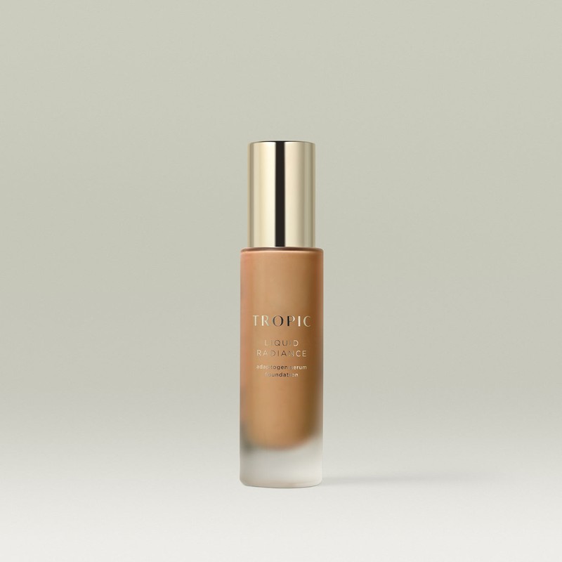Tropic Skincare Liquid Radiance Adaptogen Serum Foundation, Shade 10 (Deep