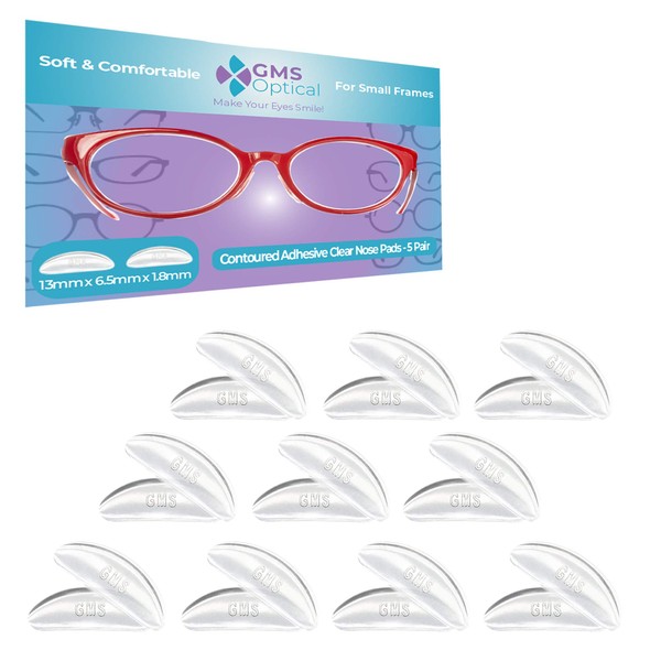 GMS Optical 1.8mm Reg-Thin/13mm Short Length - Small Adhesive Contoured