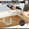 OMIDEAS 20 x Angle Bracket (100 x 100 x 16)