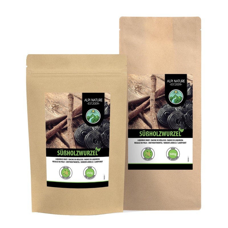 Licorice root dried (500g), Licorice root tea, licorice root cut,