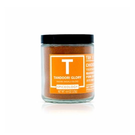Spiceology - Tandoori Glory - Indian Masala Blend - Curry Spices and Seasonings - Use On: Chicken, Vegetables, Lamb, Marinades, Pork, Seafood, Nuts, Beef, Tofu - 4.4 oz