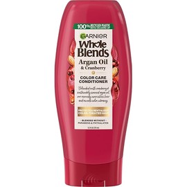 Garnier Whole Blends Color Care Conditioner with Argan Oil & Cranberry Extracts, 12.5 Fl Oz, 1 Count (Packaging May Vary)