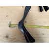 Children's Plastic Clothes Hangers 32 cm Black Set of 12