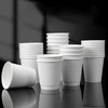 EcoQuality 10 oz White Double Wall Disposable Paper Coffee Cups