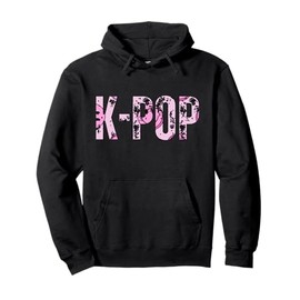 K-Pop Music Lover Fan Design, Trendy Korean Pop Art Pullover Hoodie