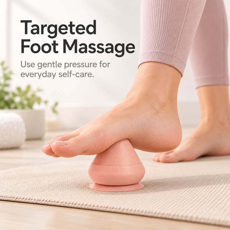 Silicone Massage Cone for Full Body Self-Massage – Portable Tool