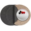 Myir JUN Round Placemats Dual Sided, Faux Leather Place Mats