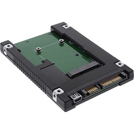 InLine® 76620B Drive Adaptor 6.4 cm (2.5 Inch) SATA to mSATA SSD