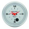 Auto Meter 4485 Ultra-Lite Clock,white,2.625 in.