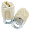 Lovelysp G9 Ceramic Lamp Holder with Outer Ring Total Height