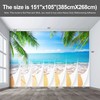 Fightal - Beautiful Beach Mural Living Room couches Extra Large